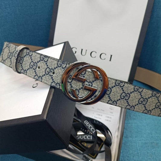 2025 3 Colors Double G Leather Belt