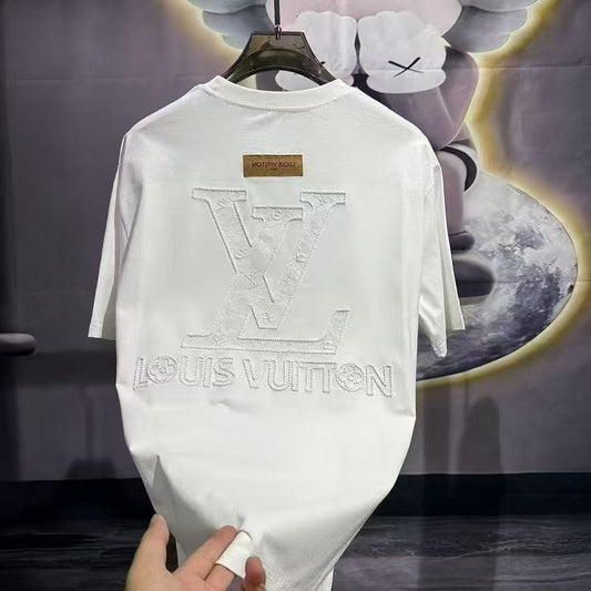 2025 round neck trendy new style off-machine versatile fashion embroidered T-shirt