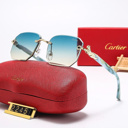 2025 7 Colors Fashion frameless square Sunglasses 2245