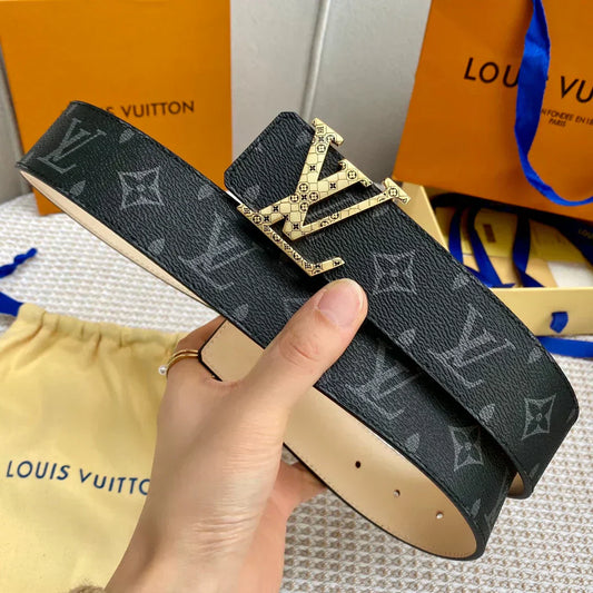 2025 Double-faced calfskin belt width 4.0