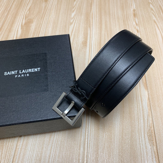 2025 Calfskin 3.0 Vintage Brass Buckle Belt