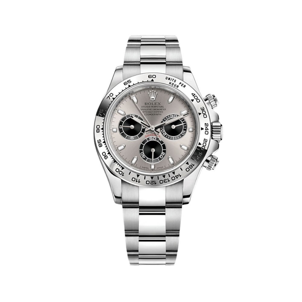2025 Watch Daytona 116509 White Gold Steel Dial