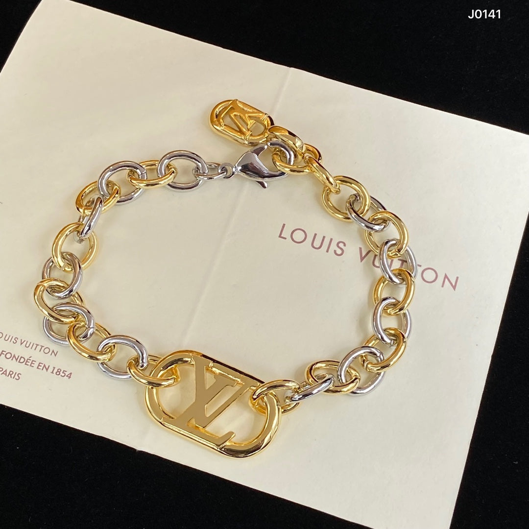 2025 Oval Chain Necklace Bracelet Earring Set