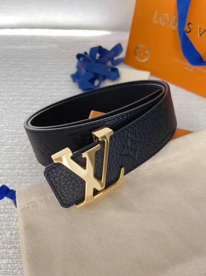 2025 Double-sided imported calfskin belt 4.0Cm