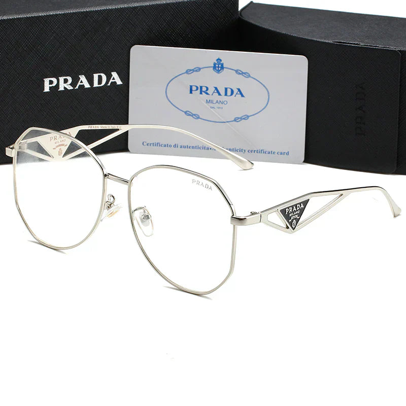 2025 Unisex Triangle Logo Metal Sunglasses
