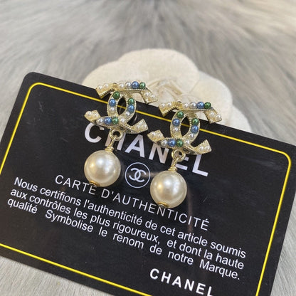 2025 Luxury Pearl Pendant Earrings