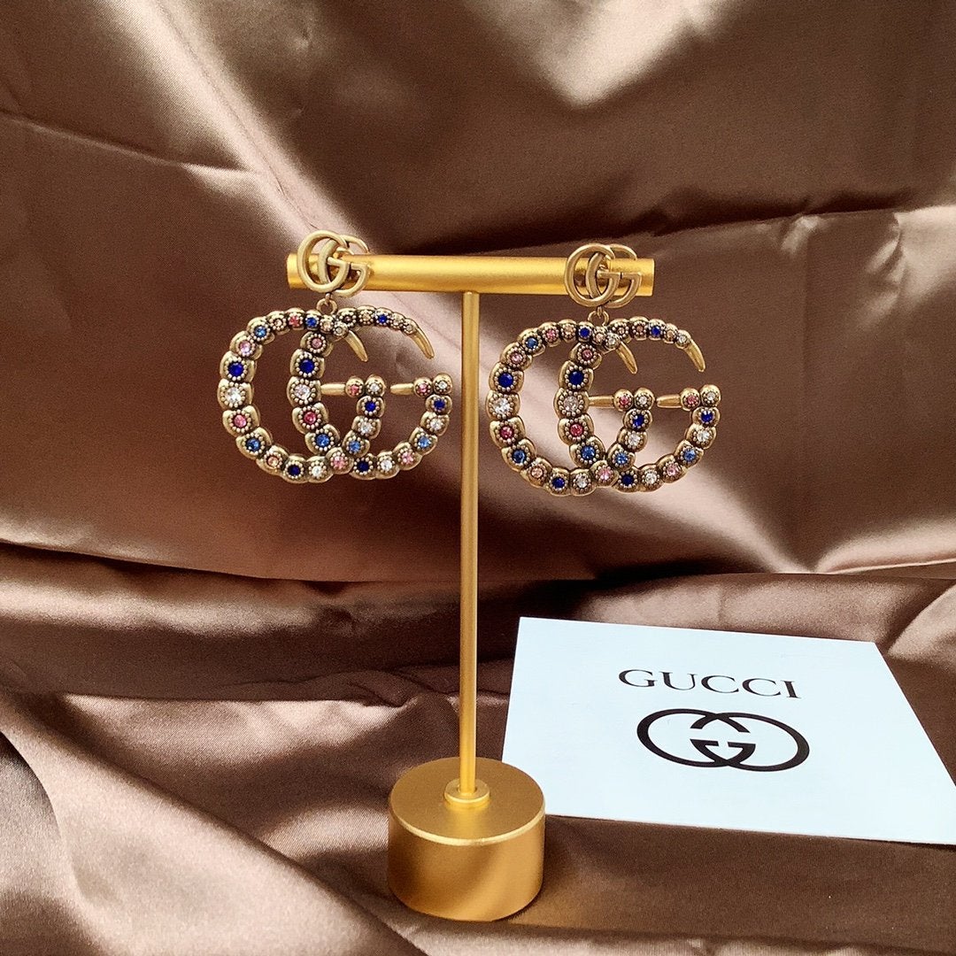 2025 Retro Full Diamond Earrings