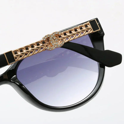 2025 Fashionable Woven Temple Sunglasses 89861