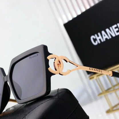 2025 Retro large square frame high-end sunglasses