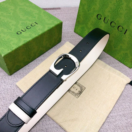 2025 Double-sided top grain cowhide plain belt, width 3.0