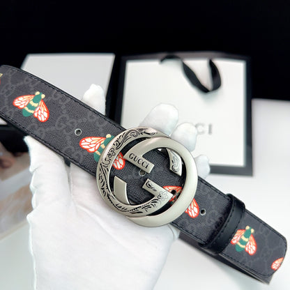 2025 Printed double G Fashion Belt
