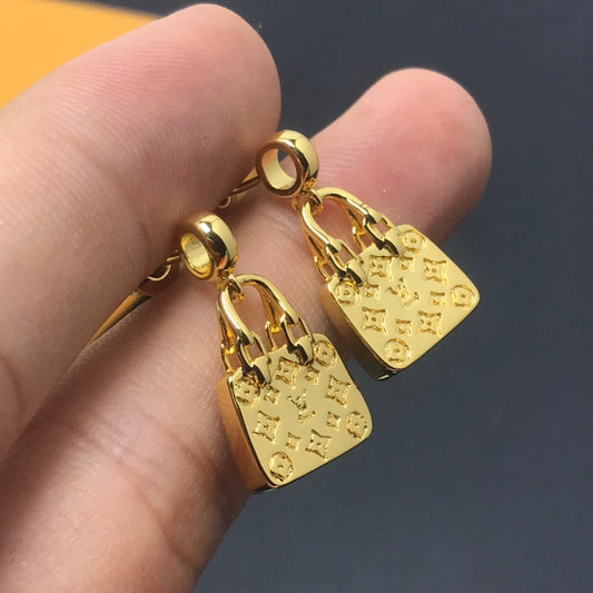 2025 Fashion Tote Drop Earrings