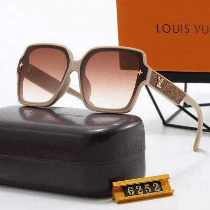 2025 Large frame UV resistant fashion sunglasses