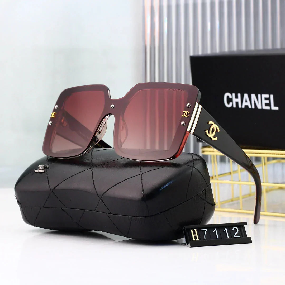 2025 Sunglasses  Retro flower leg large frame sunglasses