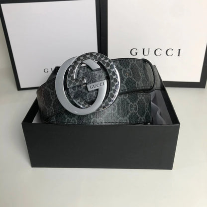 2025 3 Colors printed letter leather belt