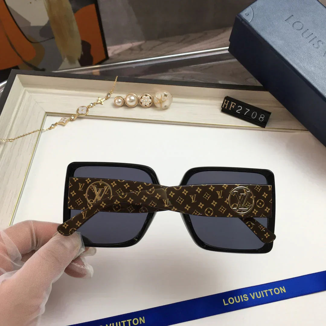 2025 Square large frame trendy retro sunglasses