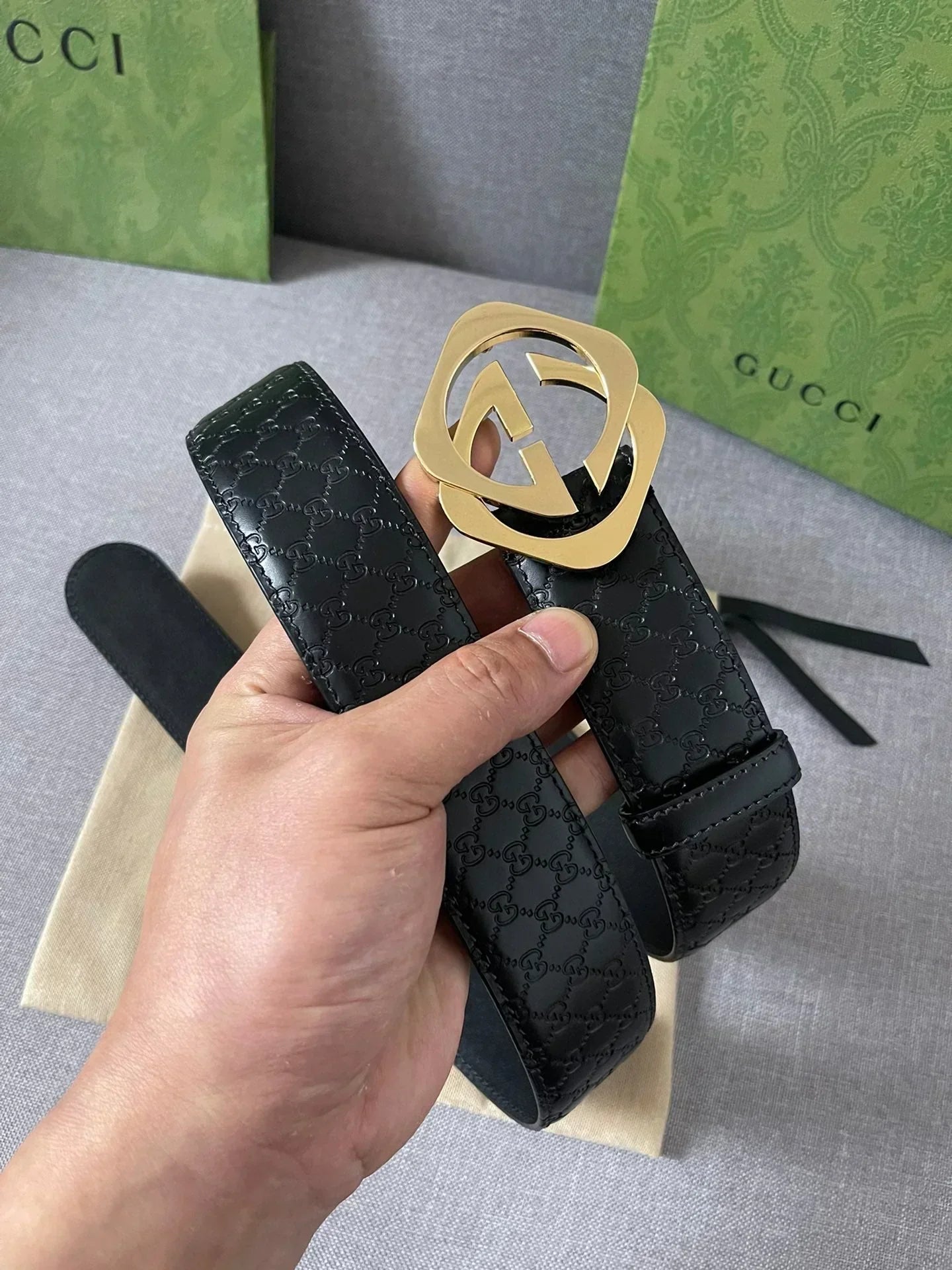 2025 belt Imported cowhide head laminated G side, base cowhide top layer fine grain leather belt