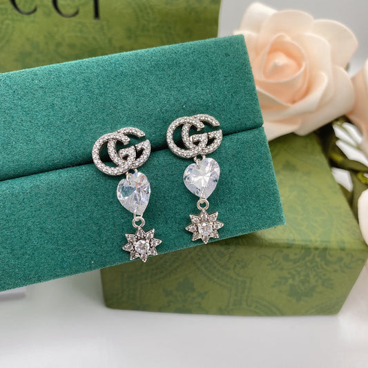 2025 Flower and Double earrings