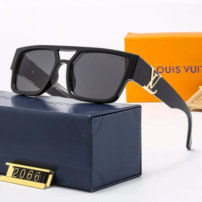 2025 Fashionable double bridge casual sunglasses