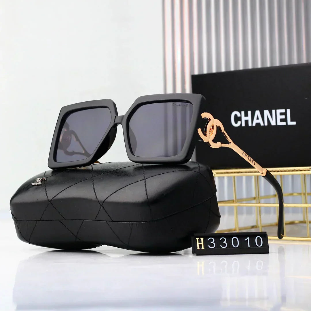 2025 Retro large square frame high-end sunglasses