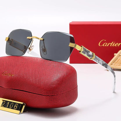 2025 stylish frameless sunglasses 2106