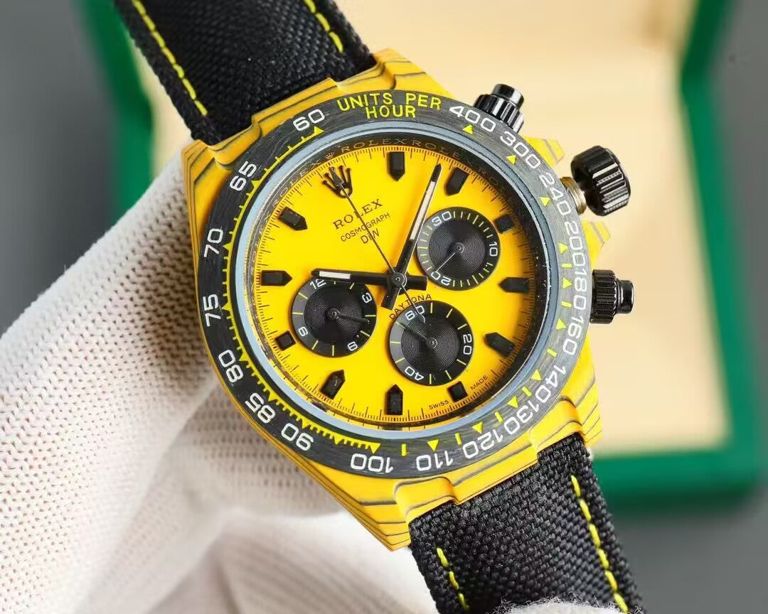 Cosmograph Daytona Carbon Fiber Luminous Hands Custom Edition Watch