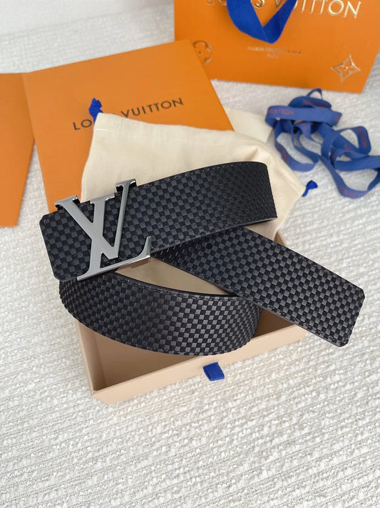 2025 belt cowhide leather belt width 4.0cm