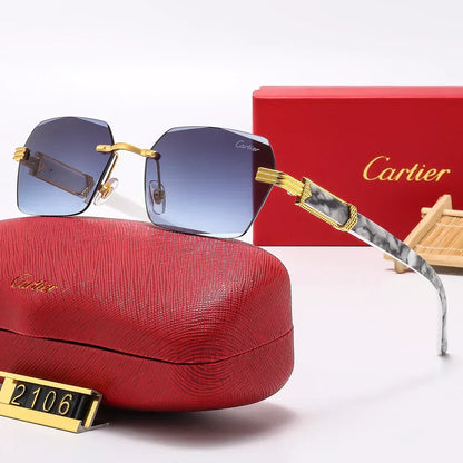 2025 stylish frameless sunglasses 2106