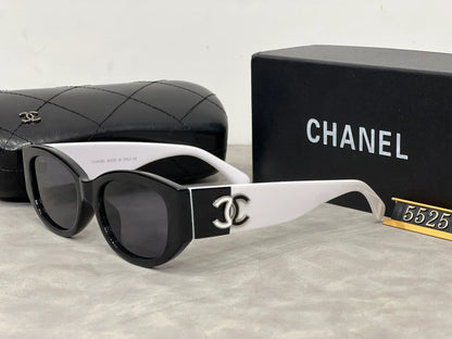 2025 Sunglasses  Black and white panda personality sunglasses