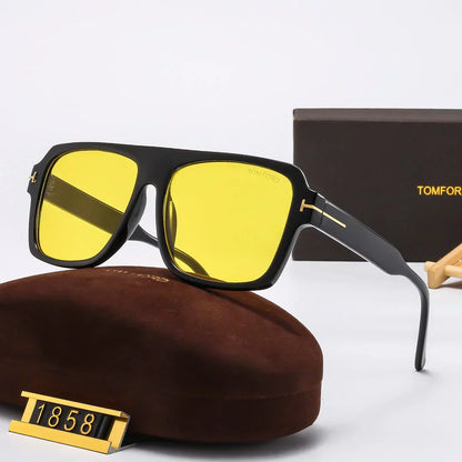 TOM FORD Square Round Sunglasses 1858