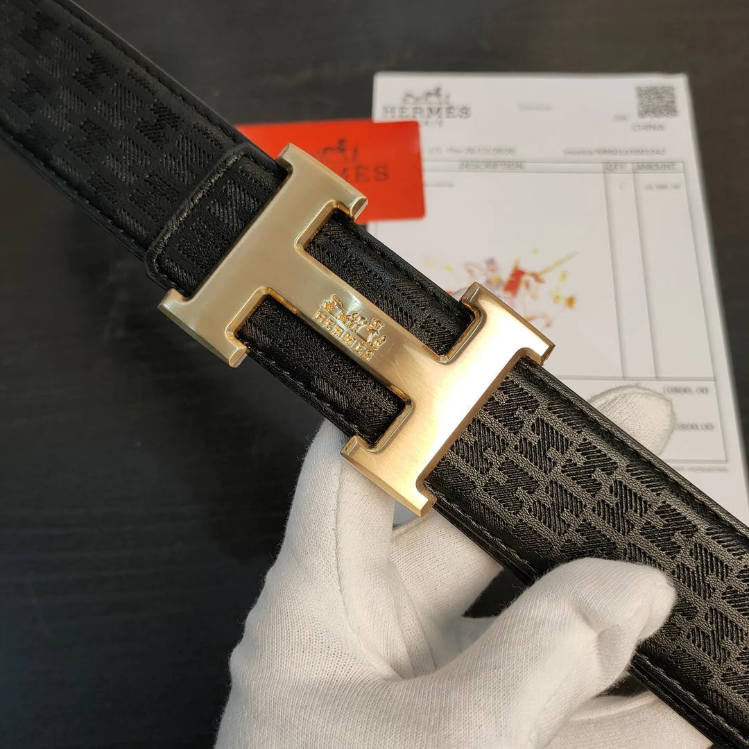 2025 2 Colors  printed leather belt