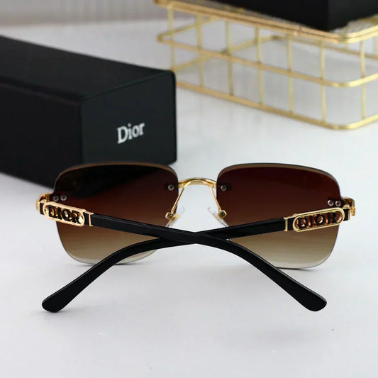 2025 Polygonal rimless cut-edge sunglasses