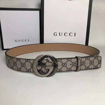 2025 3 Colors printed letter leather belt