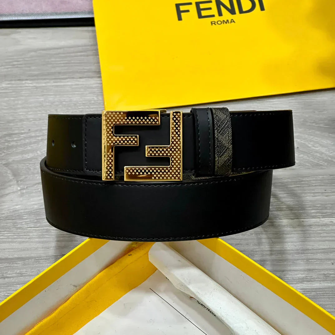 2025 belt Double ring reversible enamel metal belt width 4.0CM