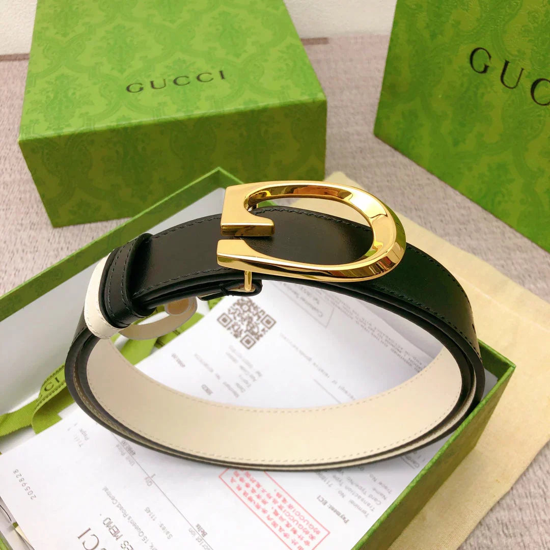 2025 Double-sided top grain cowhide plain belt, width 3.0