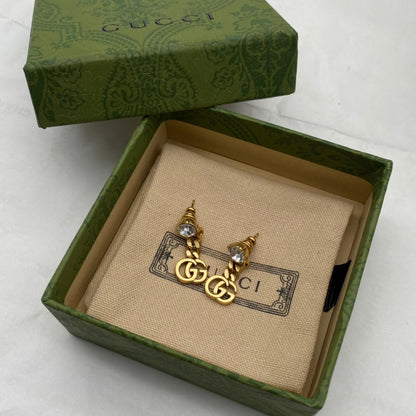 2025 Crystal Diamond Chain Earrings