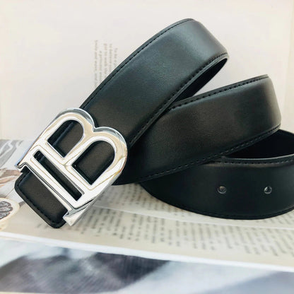 2025 3 Colors Fashion letter leather belt