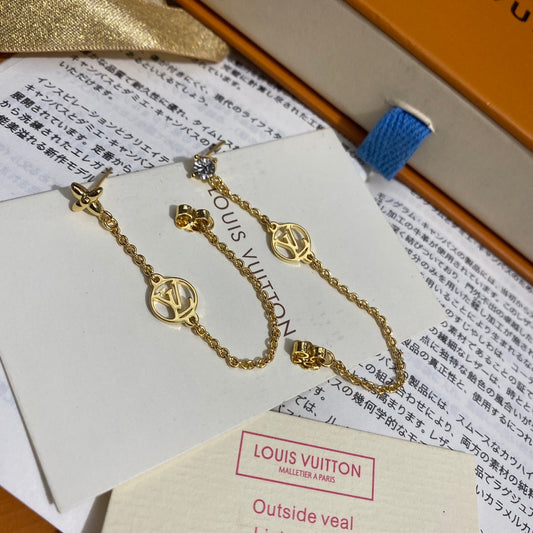2025 Monogram Chain Earrings