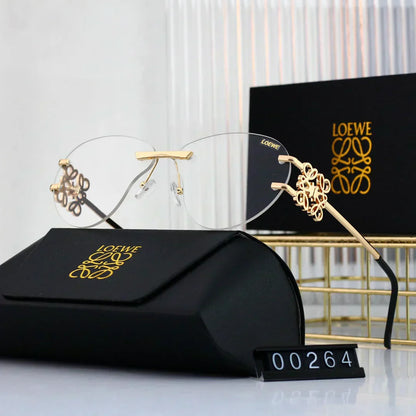 LOEWE Metal temple gradient sunglasses 00264