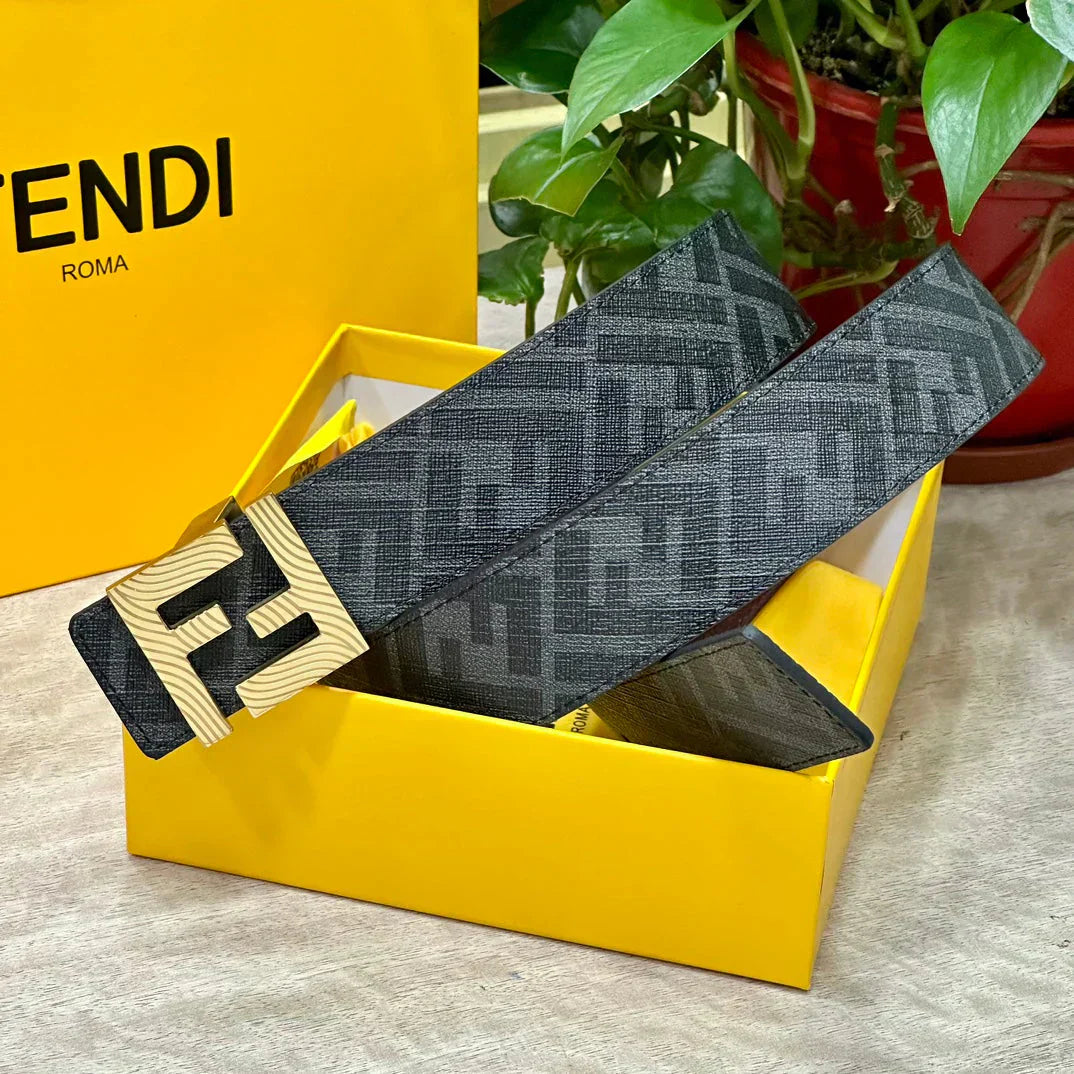 2025 Double ring reversible enamel metal belt width 4.0CM