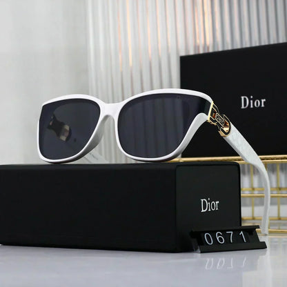 2025 Sunglasses  Curved personalized square frame sunglasses