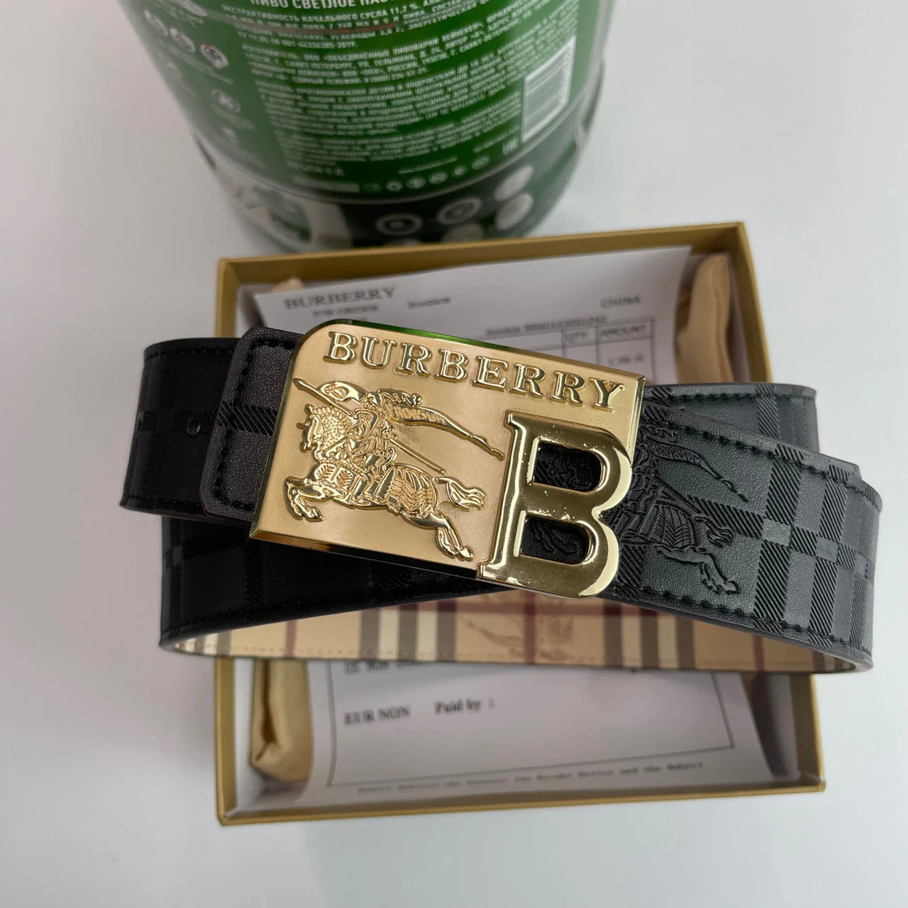 2025 4 Colors  printed letter buckle leather belt