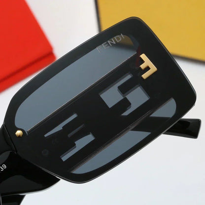 2025 Personalized wide-leg lettered internet celebrity sunglasses