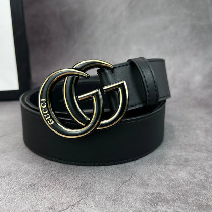 2025 belt 2 Colors printed letter leather belt