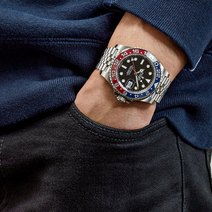 2025 Watch GMT-Master II 126710BLRO 'Pepsi' Stainless Steel Black Dial Jubilee (2024)