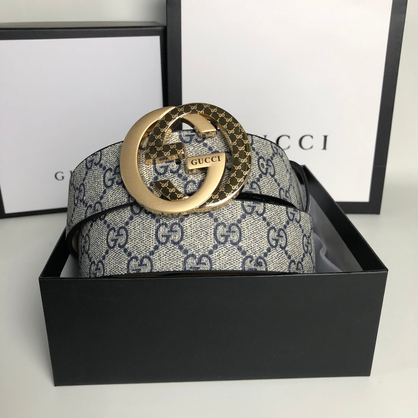 2025 3 Colors  printed letter leather belt