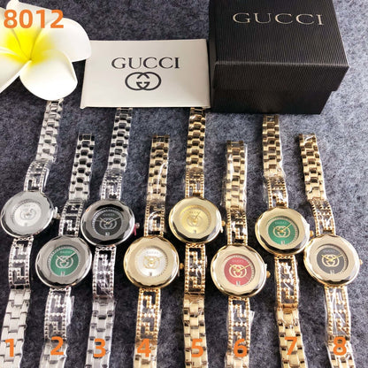 Fashionable full-brand watches, 32mm, crystal, exquisite bracelet style, steel strap, quartz luxury watch for young women and girls.