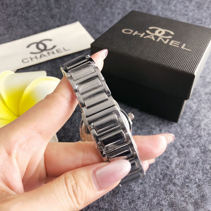 Classic luxury watch, adorned with the double C logo