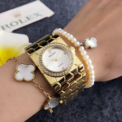 Ladies' white gold watch