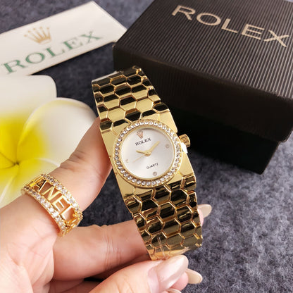 Ladies' white gold watch